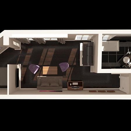 아라벨 디자인 아파트먼츠 베를린 객실 사진 3D rendering of a typical studio apartment