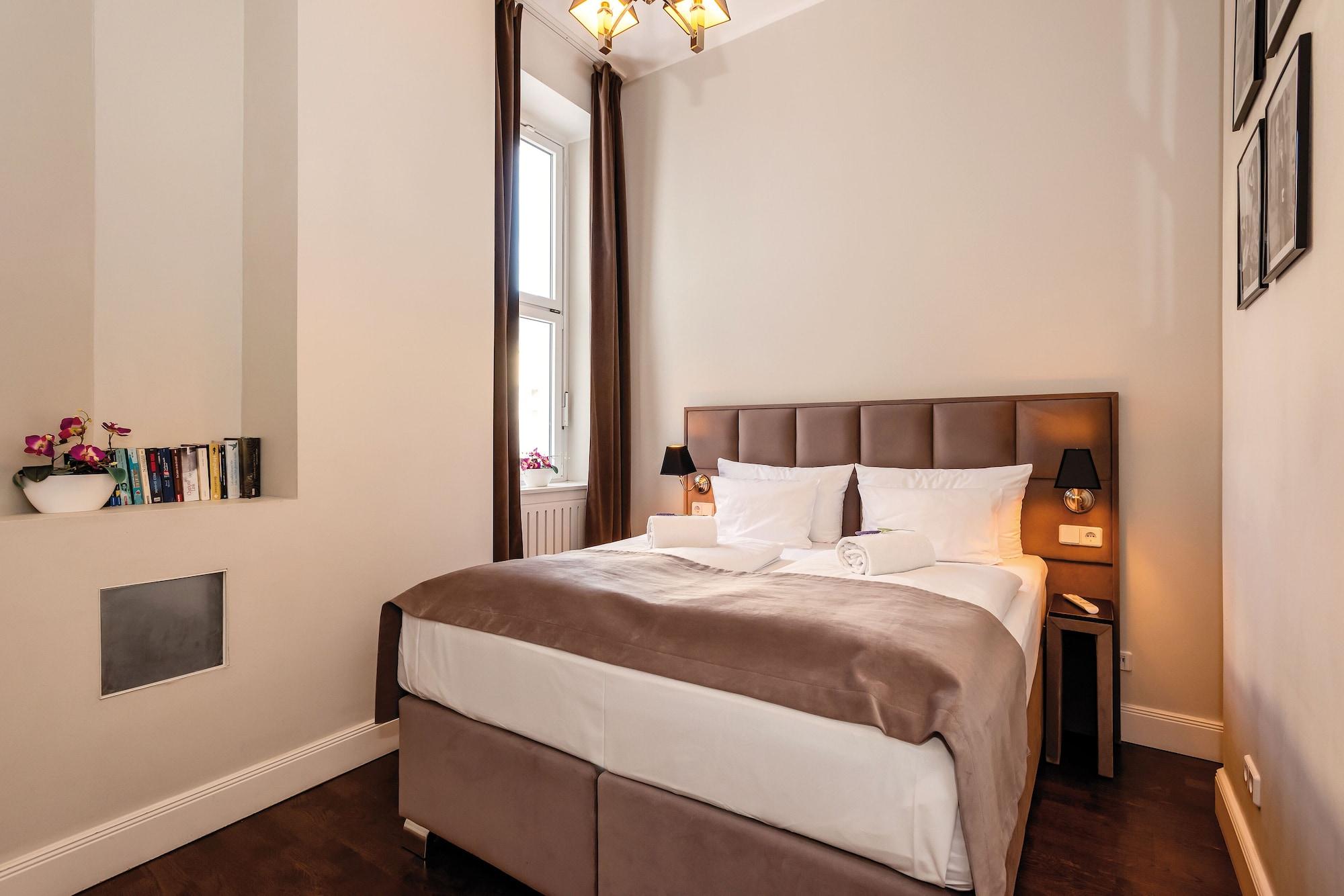 아라벨 디자인 아파트먼츠 베를린 외부 사진 A bedroom at the hotel