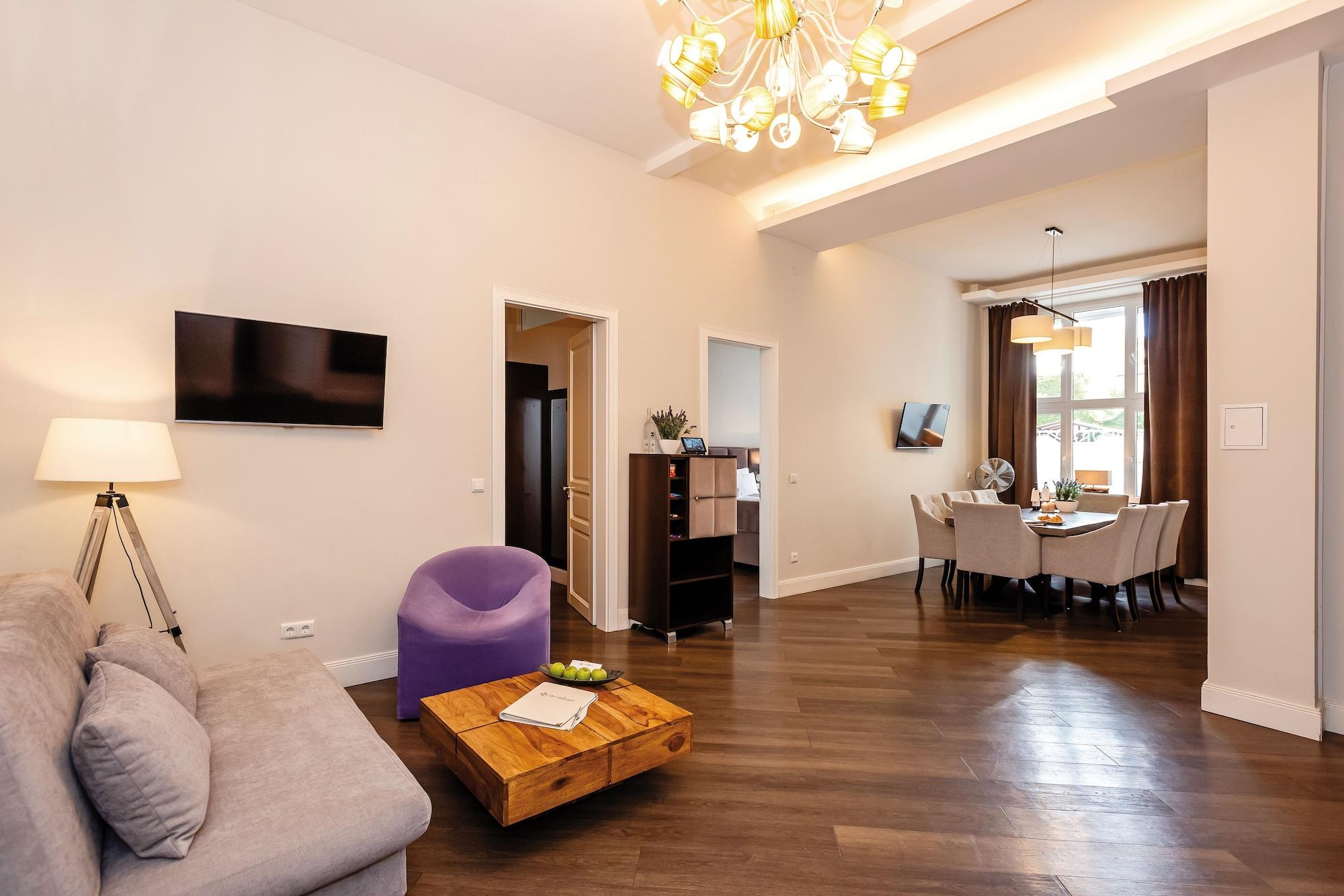 아라벨 디자인 아파트먼츠 베를린 외부 사진 A living room in a modern apartment