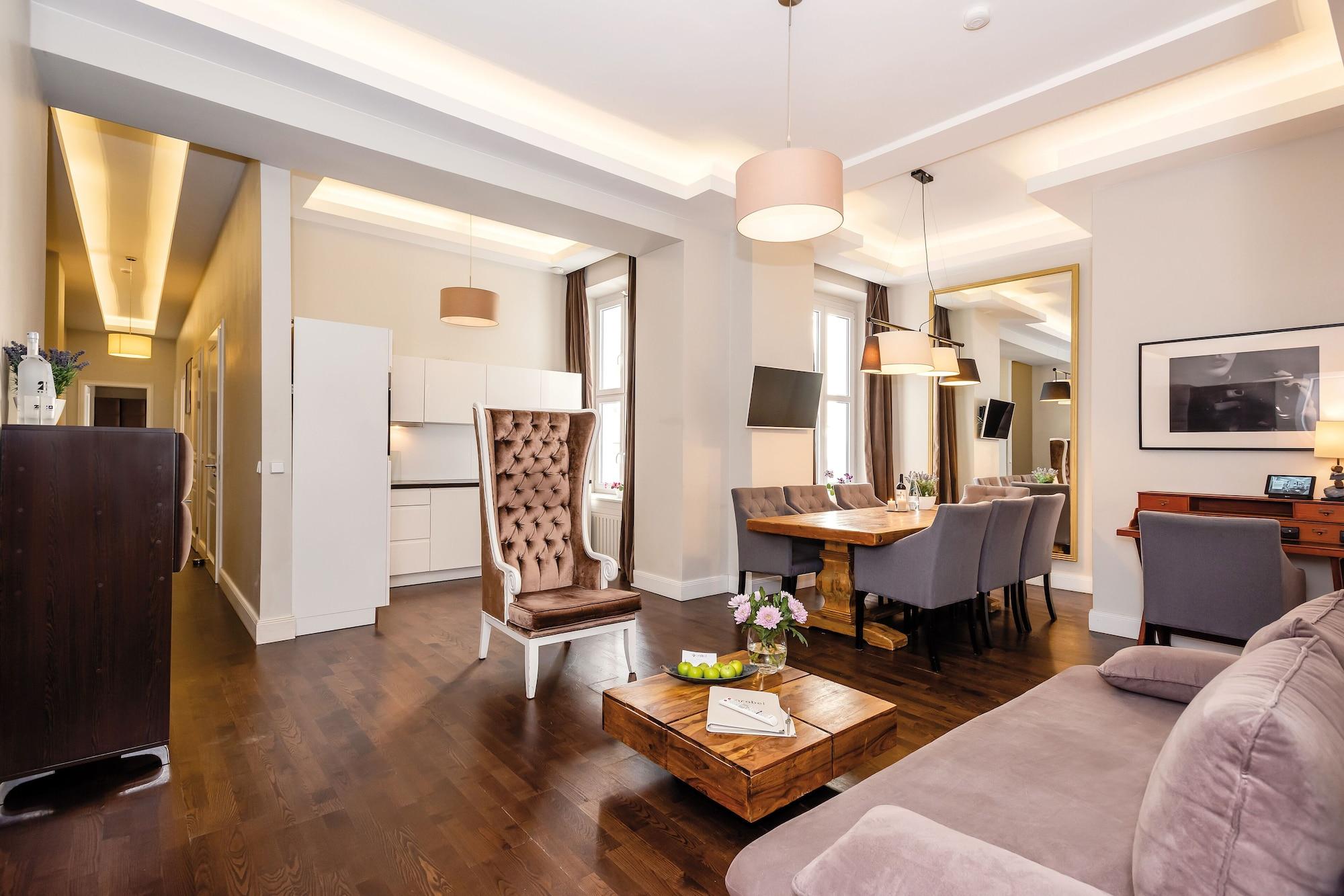 아라벨 디자인 아파트먼츠 베를린 외부 사진 Interior of a serviced apartment in Warsaw, Poland